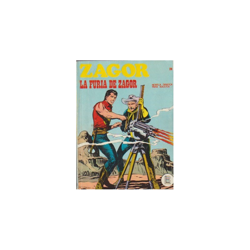ZAGOR Nº 28 LA FURIA DE ZAGOR ED.BURULAN