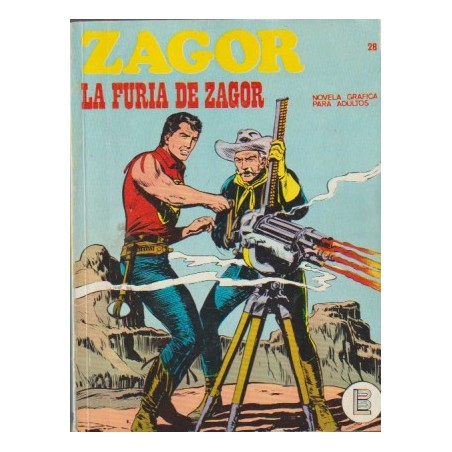 ZAGOR Nº 28 LA FURIA DE ZAGOR ED.BURULAN