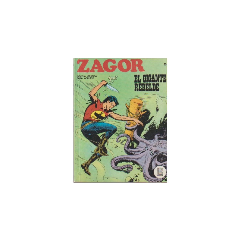 ZZAGOR Nº 35 EL GIGANTE REBELDE ED.BURULAN