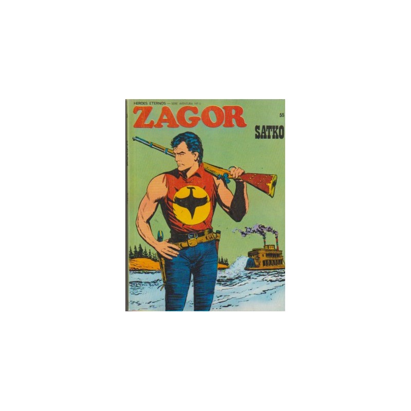 ZAGOR Nº 55 SATKO ED.BURULAN