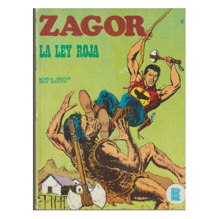 ZAGOR Nº 12 LA LEY ROJA ED.BURULAN