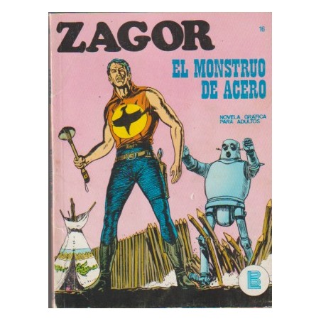 ZAGOR Nº 16 EL MONSTRUO DE ACERO ED.BURULAN