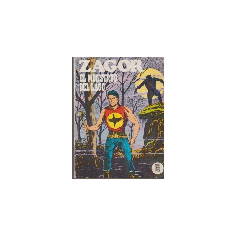 ZAGOR Nº 52 EL MONSTRUO DEL LAGO ED.BURULAN