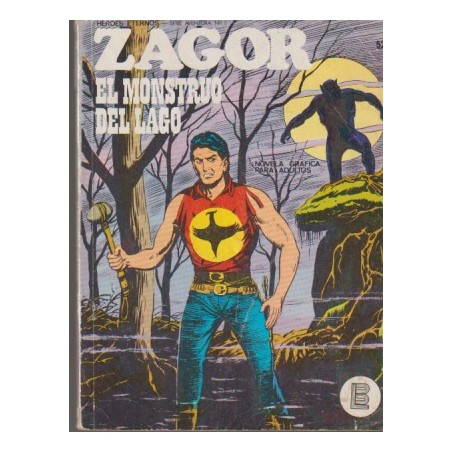 ZAGOR Nº 52 EL MONSTRUO DEL LAGO ED.BURULAN
