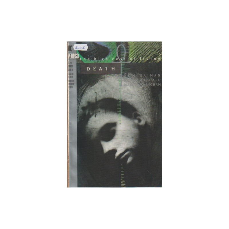 DEATH THE HIGT COST OF LIVING USA COMPLETA 3 COMIC-BOOKS , POR NEIL GAIMAN Y CHRIS BACHALO ( MUERTE EL ALTO COSTE DE LA VIDA )