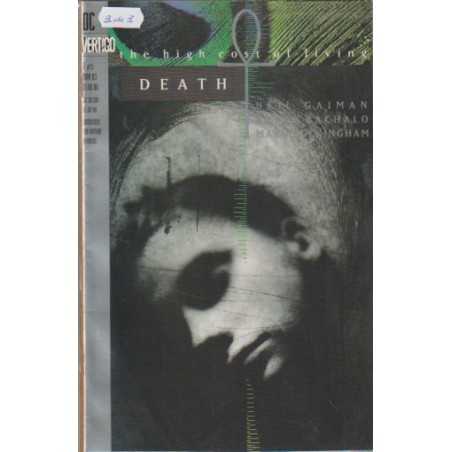 DEATH THE HIGT COST OF LIVING USA COMPLETA 3 COMIC-BOOKS , POR NEIL GAIMAN Y CHRIS BACHALO ( MUERTE EL ALTO COSTE DE LA VIDA )