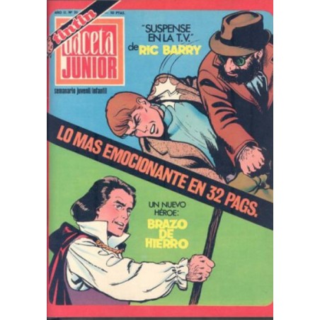 GACETA JUNIOR LOTE DE 40 EJEMPLARES Nº 12 AL 37 MAS 39 AL 49 Y 51