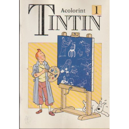 ACOLORINT TINTIN TINTIN COL.COMPLETA 2 ALBUMES, ED.JUVENTUD / JOVENTUT /  , AÑO 1990