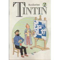 ACOLORINT TINTIN TINTIN COL.COMPLETA 2 ALBUMES, ED.JUVENTUD / JOVENTUT /  , AÑO 1990