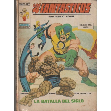 LOS 4 FANTASTICOS Nº 66 ED.VERTICE VOL.1 Nº 66 LA BATALLA DEL SIGLO