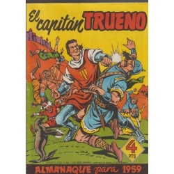 EL CAPITAN TRUENO EXTRAS Y ALMANAQUES ED.ORIGINAL ED.BRUGUERA , COMPLETA 7 EJEMPLARES , EXCELENTE ESTADO DE CONSERVACION