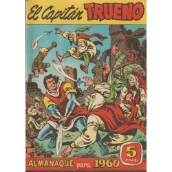 EL CAPITAN TRUENO EXTRAS Y ALMANAQUES ED.ORIGINAL ED.BRUGUERA , COMPLETA 7 EJEMPLARES , EXCELENTE ESTADO DE CONSERVACION