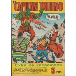 EL CAPITAN TRUENO EXTRAS Y ALMANAQUES ED.ORIGINAL ED.BRUGUERA , COMPLETA 7 EJEMPLARES , EXCELENTE ESTADO DE CONSERVACION