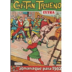 EL CAPITAN TRUENO EXTRA ALMANAQUES PARA 1961 A 1965 Y NUMEROS DEVACACIONES 1960 A 1962 ,ED.ORIGINAL ED.BRUGUERA EN EXCELENTE ESTADO DE CONSERVACION