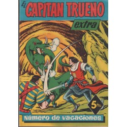 EL CAPITAN TRUENO EXTRA ALMANAQUES PARA 1961 A 1965 Y NUMEROS DEVACACIONES 1960 A 1962 ,ED.ORIGINAL ED.BRUGUERA EN EXCELENTE ESTADO DE CONSERVACION