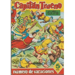 EL CAPITAN TRUENO EXTRA ALMANAQUES PARA 1961 A 1965 Y NUMEROS DEVACACIONES 1960 A 1962 ,ED.ORIGINAL ED.BRUGUERA EN EXCELENTE ESTADO DE CONSERVACION