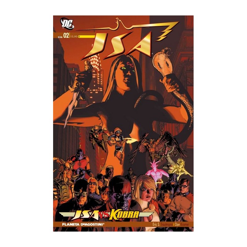 JSA VOL.4 Nº 2 ED.PLANETA :  JSA VS.KOBRA