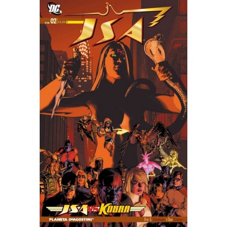 JSA VOL.4 Nº 2 ED.PLANETA :  JSA VS.KOBRA