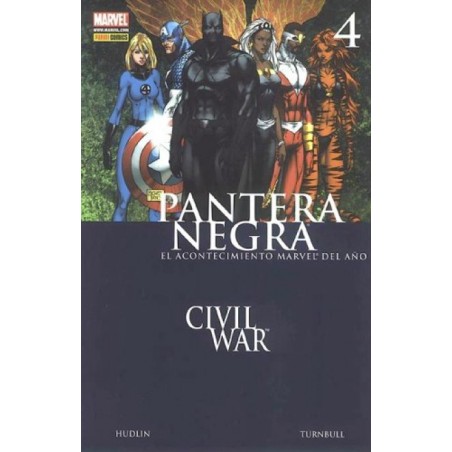 pantera negra nº 4 civil war ed.panini