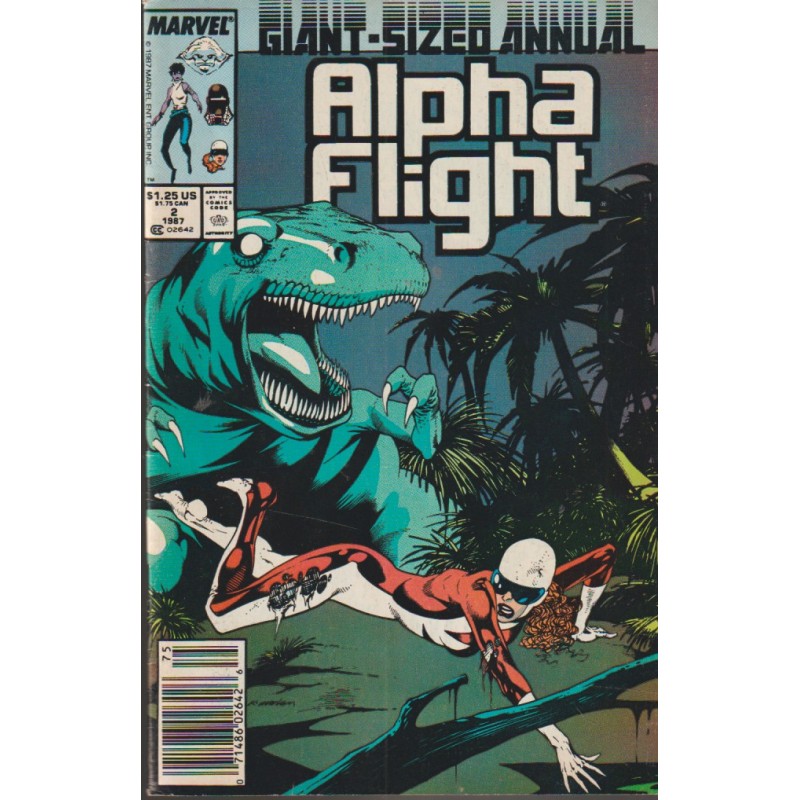 ALPHA FLIGHT USA ANNUAL 1 MAS ALPHA FLIGHT GIANT-SIZE ANNUAL 2