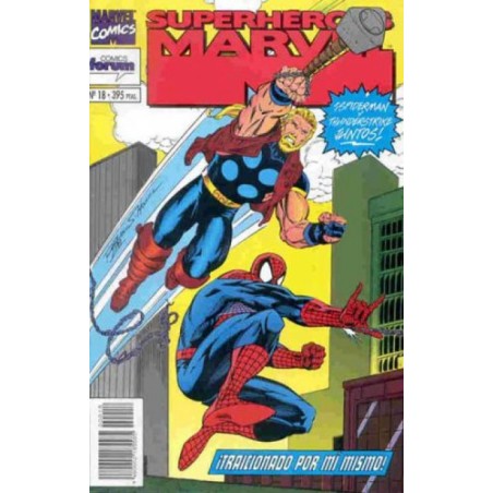 SUPERHEROES MARVEL Nº 18 SPIDERMAN Y THUNDERSTRIKE