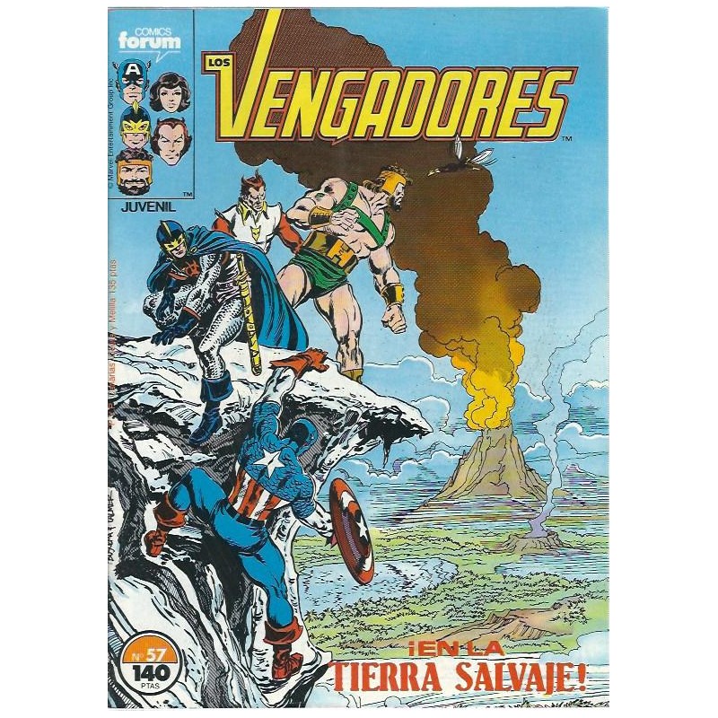 LOS VENGADORES 53 AL 71,VOL.1 ED.FORUM A FALTA DEL NUMEROS 58 ( 21 COMICS ) EXCELENTE ESTADO DE CONSERVACION