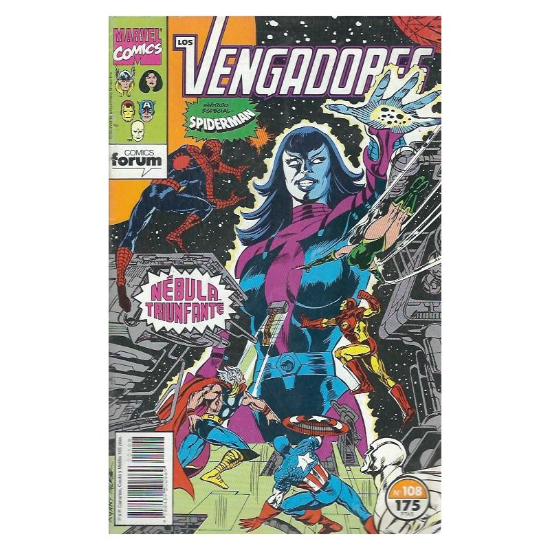 LOS VENGADORES VOL.1: 101 A 110, ED.FORUM  ,10 COMICS, EXCELENTE ESTADO DE CONSERVACION