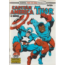 CAPITAN AMERICA Nº71 AL 76 VOL.1 ED.FORUM MARVEL TWO IN ONE CAPITAN AMERICA & THOR