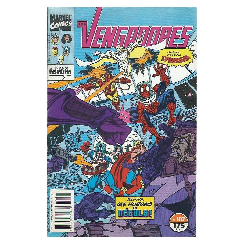 LOS VENGADORES VOL.1: 101 A 108, ED.FORUM ,8 COMICS, EXCELENTE ESTADO DE CONSERVACION