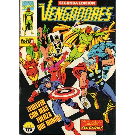 LOS VENGADORES nº 1 y 2 VOL.1 , 2ª EDICION ED.FORUM