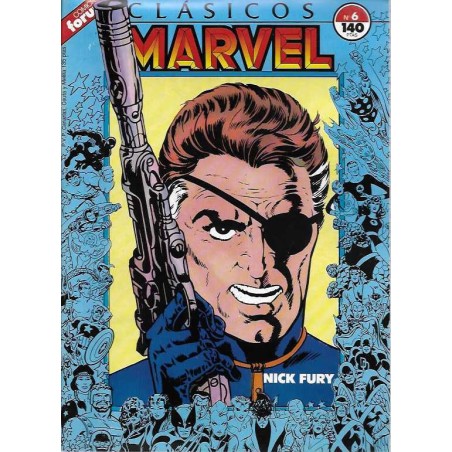 CLASICOS MARVEL Nº 5 A 7 - NICK FURIA POR JIM STERANKO