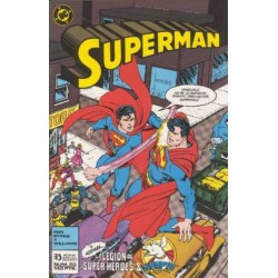 SUPERMAN VOL.2 Nº 19 Y 20 : SUPERMAN CONTRA LA LEGION DE SUPERHEROES ,EDICIONES ZINCO
