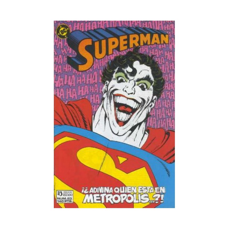SUPERMAN VOL.2 EDICIONES ZINCO n. 23 EL JOKER LLEGA A LA CIUDAD