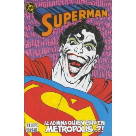 SUPERMAN VOL.2 EDICIONES ZINCO n. 23 EL JOKER LLEGA A LA CIUDAD