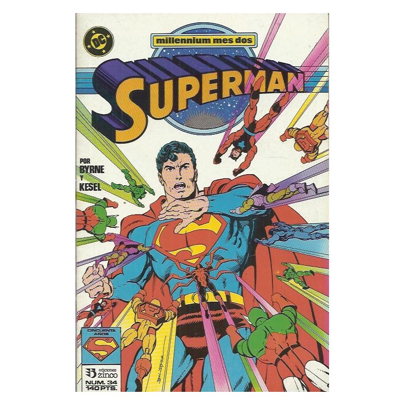 SUPERMAN VOL.2 Nº 34 MILLENIUM MES DOS ED.ZINCO