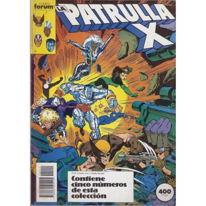 LA PATRULLA X VOL.1 RETAPADO CON LOS NUMEROS 87 AL 91