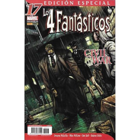 LOS 4 FANTASTICOS VOL.6 Nº 13 A 17 SAGA CIVIL WAR