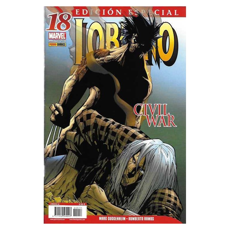 LOBEZNO VOL.4 Nº 18 AL 21 CIVIL WAR