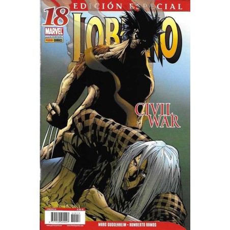 LOBEZNO VOL.4 Nº 18 AL 21 CIVIL WAR