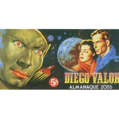DIEGO VALOR 1ª SERIE COL.COMPLETA, Nº 1 AL 124 MAS ALMANAQUE 2055 ,ORIGINAL , ESTADO DE CONSERVACION MUY BUENO