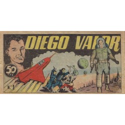 DIEGO VALOR 1ª SERIE COL.COMPLETA, Nº 1 AL 124 MAS ALMANAQUE 2055 ,ORIGINAL , ESTADO DE CONSERVACION MUY BUENO