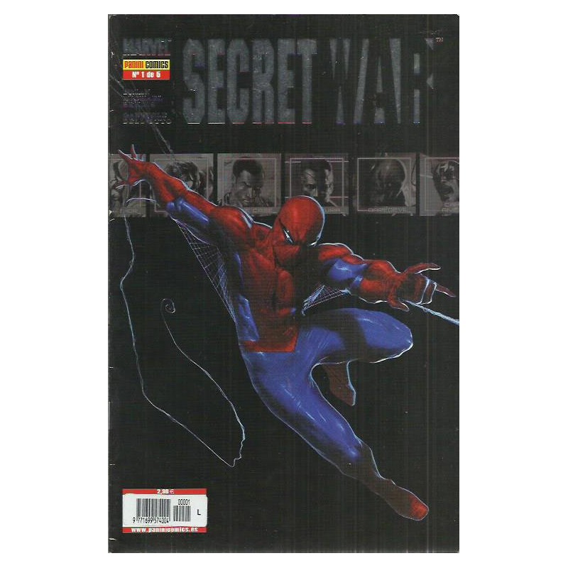 SECRET WAR DE BRIAN MICHAEL BENDIS Y GABRIELLE DELL´OTTO Nº 1 A 5 MAS LOS ARCHIVOS DE NICK FURIA