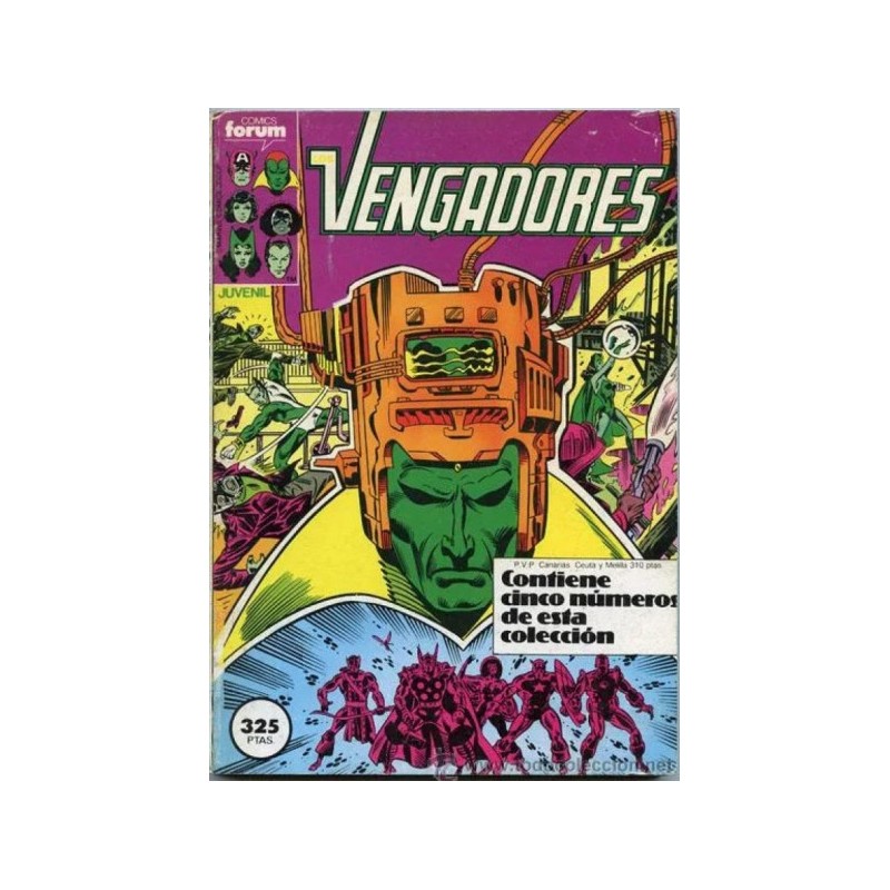 LOS VENGADORES VOL.1 Nº 46 AL 50 EN UN RETAPADO