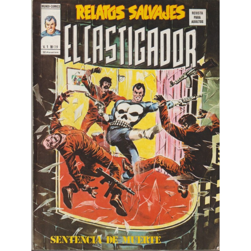 RELATOS SALVAJES VOL.1 Nº 19 EL CASTIGADOR  SENTECIA DE MUERTE , ESTADO DE CONSERVACION EXCELENTE