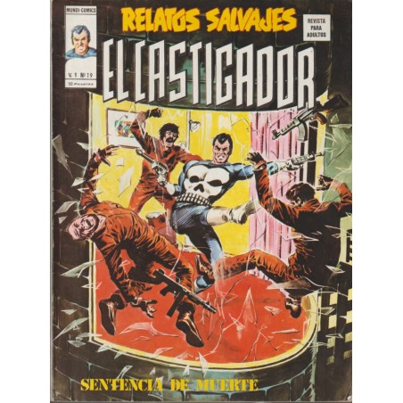 RELATOS SALVAJES VOL.1 Nº 19 EL CASTIGADOR  SENTECIA DE MUERTE , ESTADO DE CONSERVACION EXCELENTE