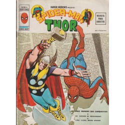 SPIDERMAN  EN SUPER HEROES PRESENTA ED.VERTICE VOL.2 LOTE DE 37 EJEMPLARES