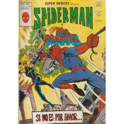 SPIDERMAN  EN SUPER HEROES PRESENTA ED.VERTICE VOL.2 LOTE DE 37 EJEMPLARES