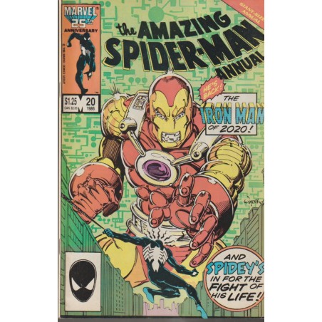 the amazing spider-man annual 20 IRON MAN 2020