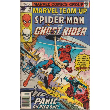 MARVEL TEAM-UP Nº 58 SPIDERMAN AND GHOST RIDER