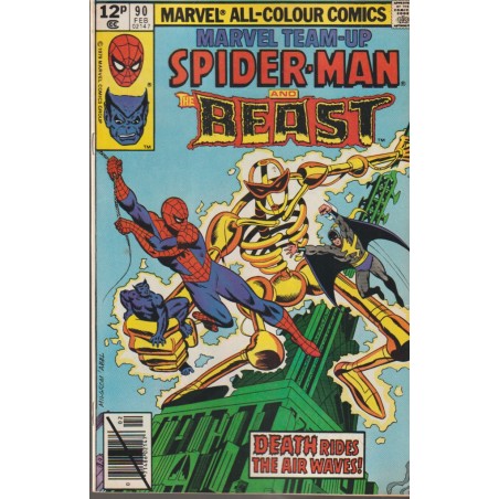 MARVEL TEAM-UP Nº 90 SPIDERMAN AND THE BEAST